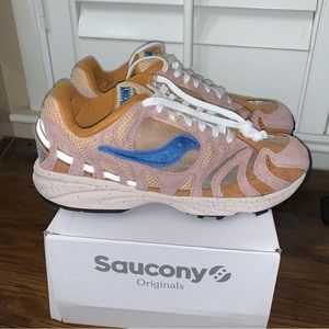 Saucony Grid Azura 2000 Tan-Blue